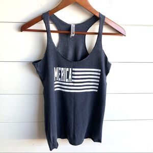NEXT LEVEL Merica Tank Top Size XS